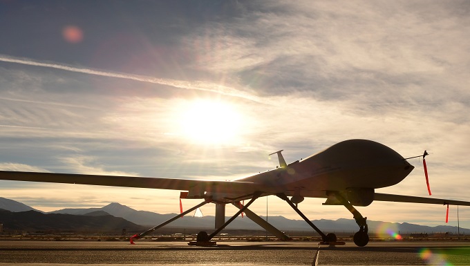 Sun Setting the MQ-1 Predator